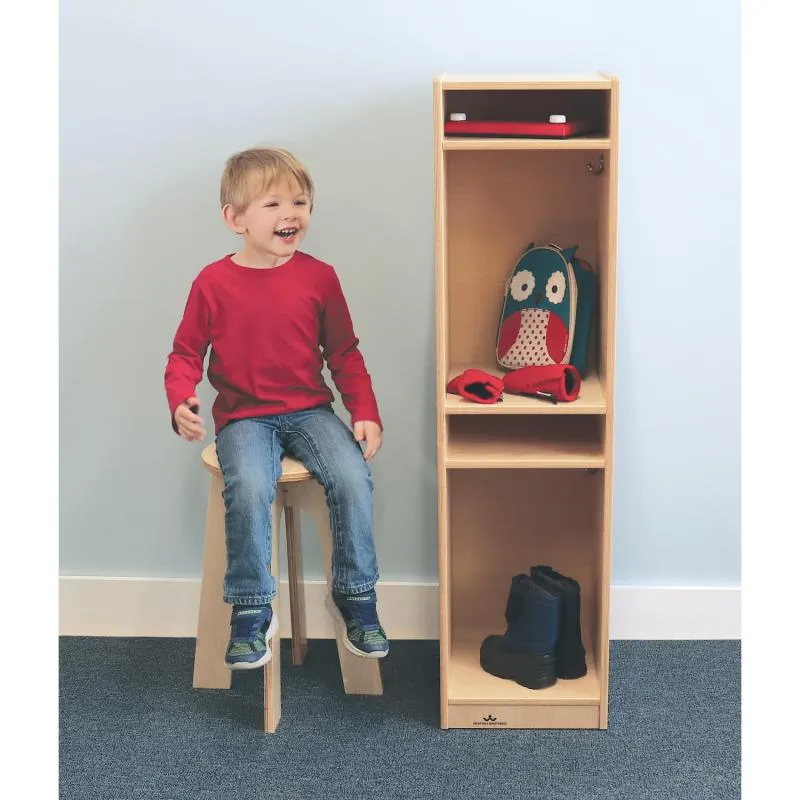 Single Section Coat Locker Storage