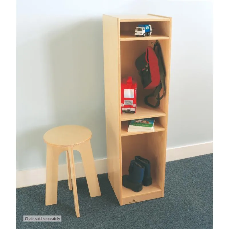 Single Section Coat Locker Storage