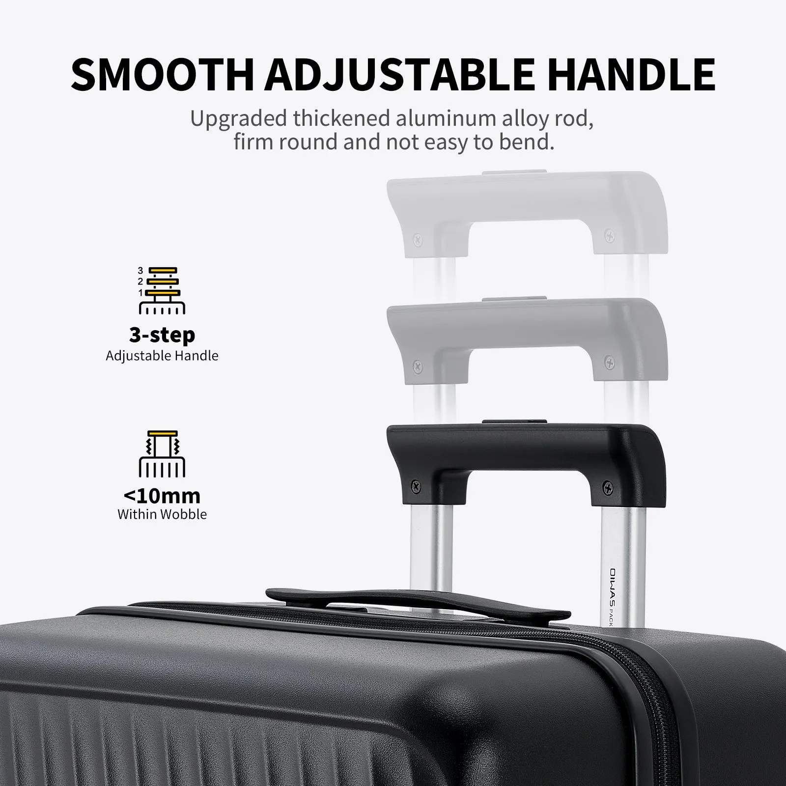SMOOTH 20”Carry On Luggage 24”/28” Check In Luggage