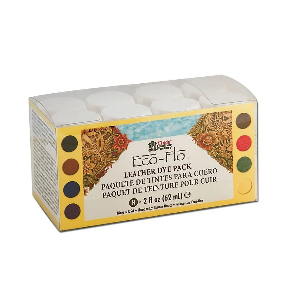 Tandy Leather Eco-Flo Leather Dye Pack 2650-05