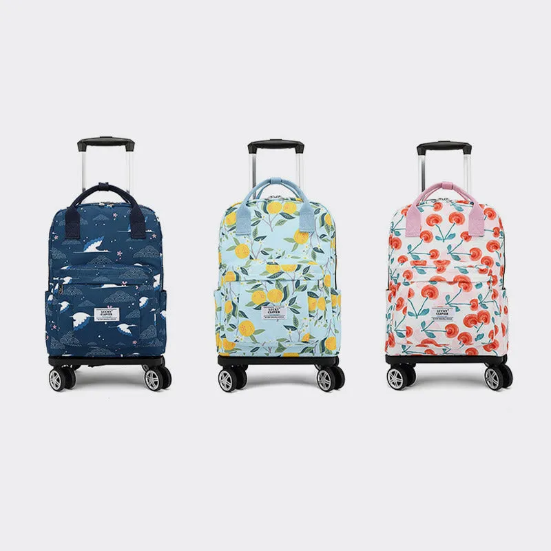 Tote Bag For Travel Waterproof Pull Rod Bag Folding Backpack