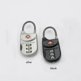 TSA CABLE LUGGAGE LOCK (METAL)