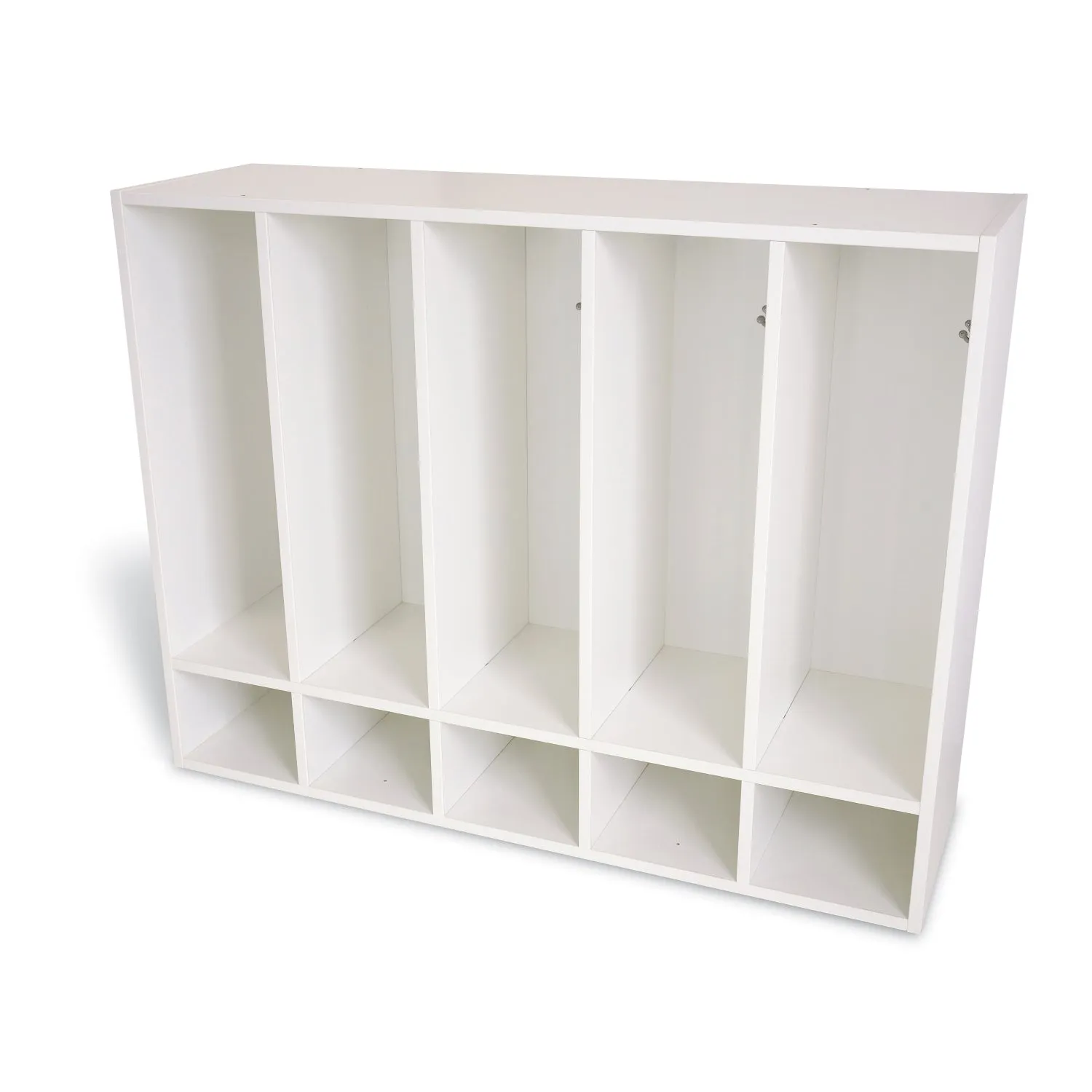 Whitney White Five Section Coat Locker