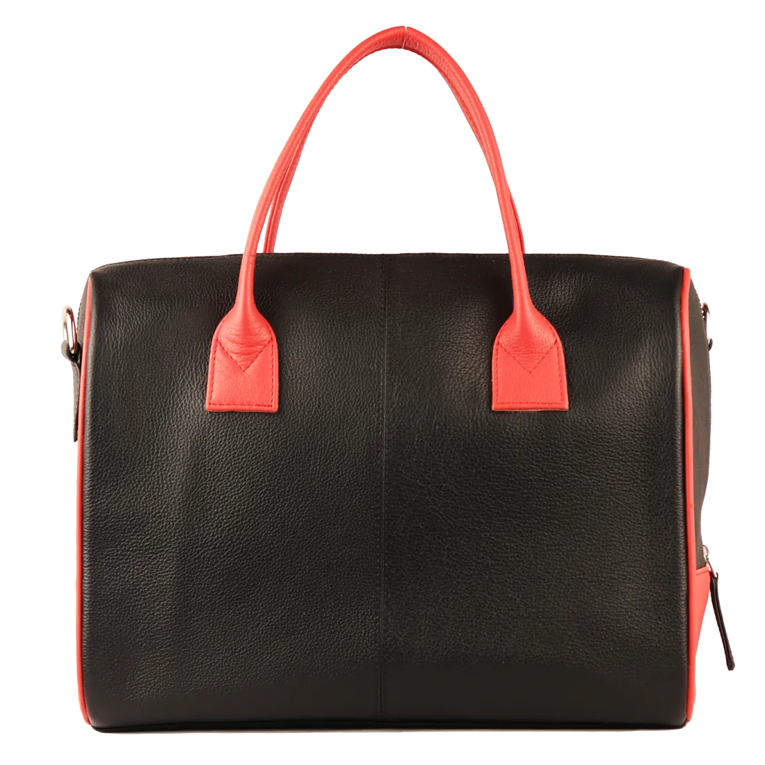 Women's Handcrafted Kolkata Print Weekender Bag (Black)